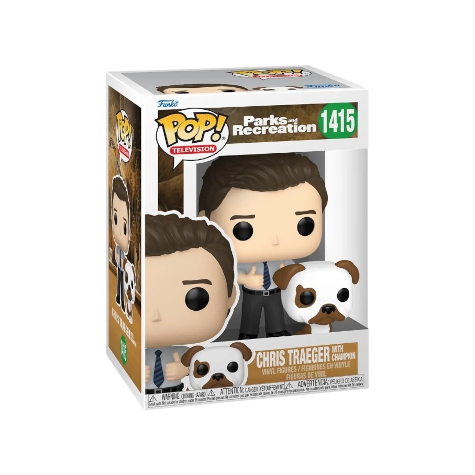 Chris Traegar with Champion #1415  Funko Pop! - Parks and Recreation
