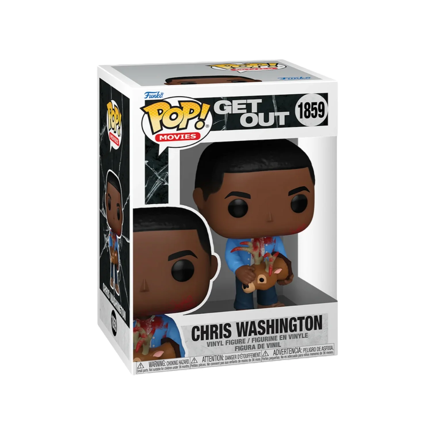 Chris Washington with Deer head #1859 Funko Pop - Get Out
