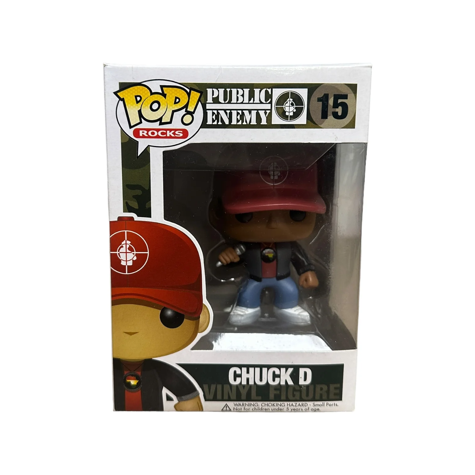 Chuck D #15 Funko Pop! - Public Enemy - 2011 Pop! - Condition 7/10