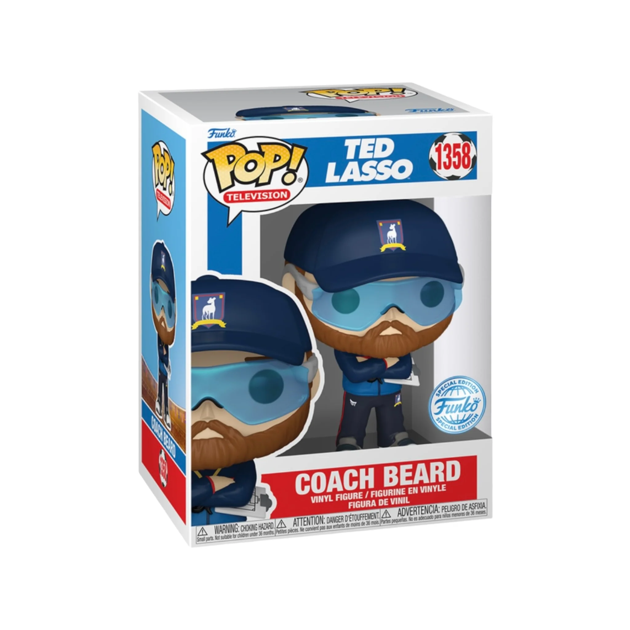 Coach Beard #1358 Funko Pop! - Ted Lasso - Special Edition