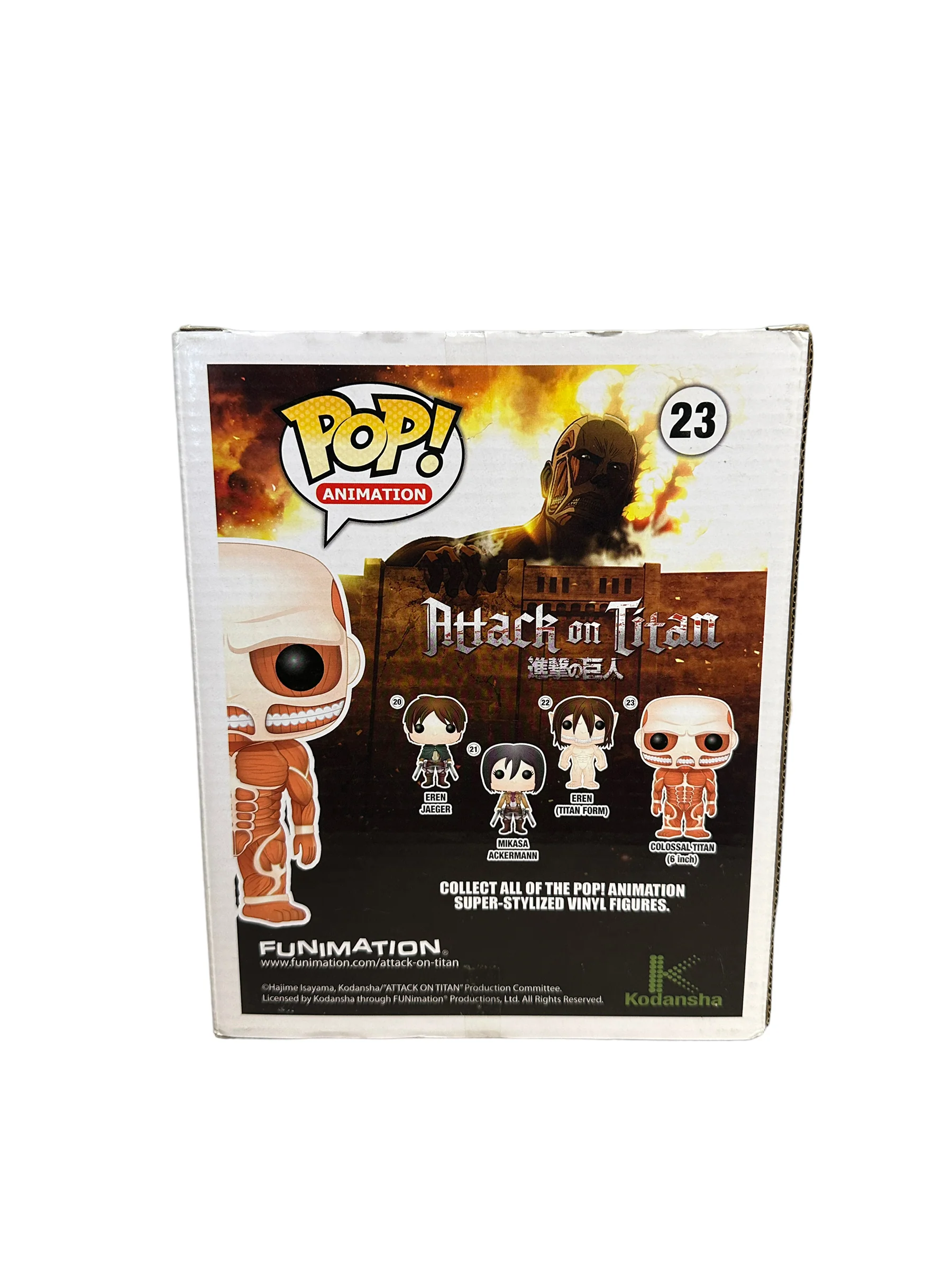 Colossal Titan #23 6" Funko Pop! - Attack on Titan - 2014 Pop! - Condition 6.5/10 - Image 4