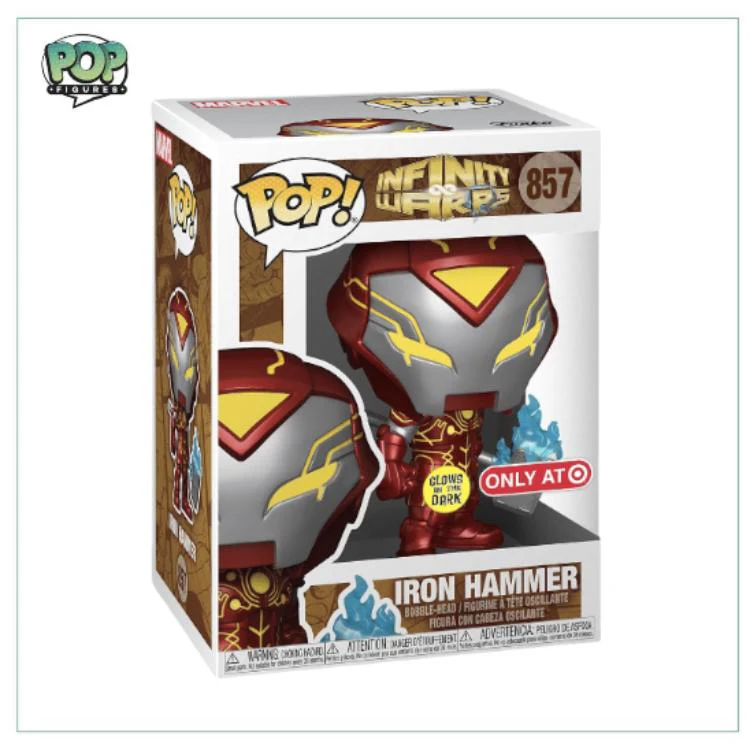 Iron Hammer (Glow In The Dark) #857 Funko Pop! - Infinity Warps - Target Exclusive