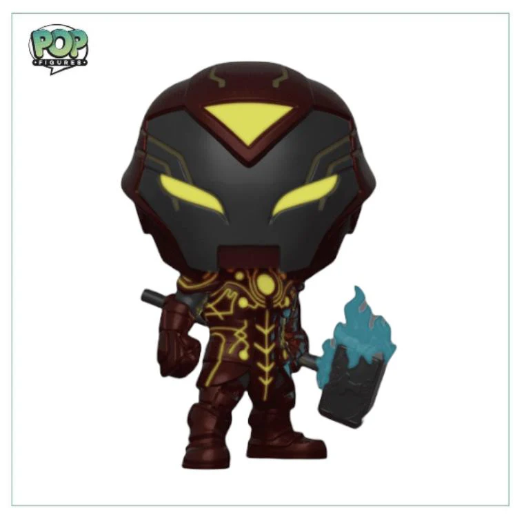 Iron Hammer (Glow In The Dark) #857 Funko Pop! - Infinity Warps - Target Exclusive - Image 2