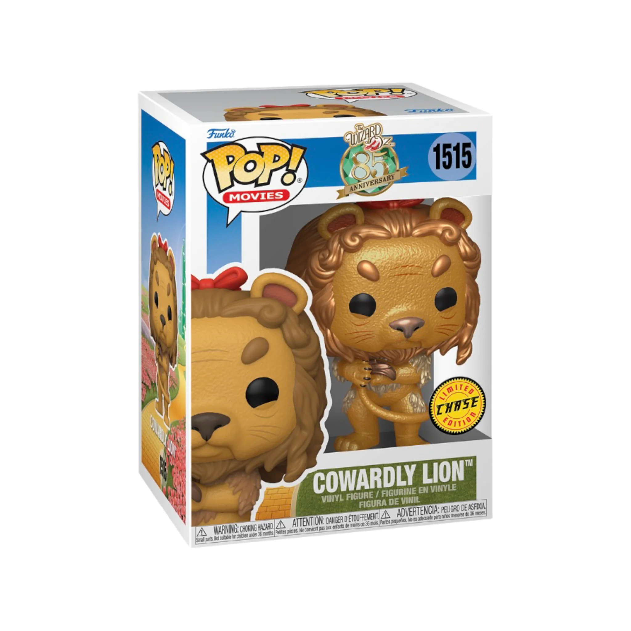 Cowardly Lion #1515 (Metallic Chase) Funko Pop! - The Wizard of Oz