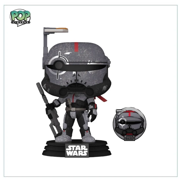 Crosshair (Kamino With Pin) #444 Funko Pop! Star Wars, Amazon Exclusive - Image 2