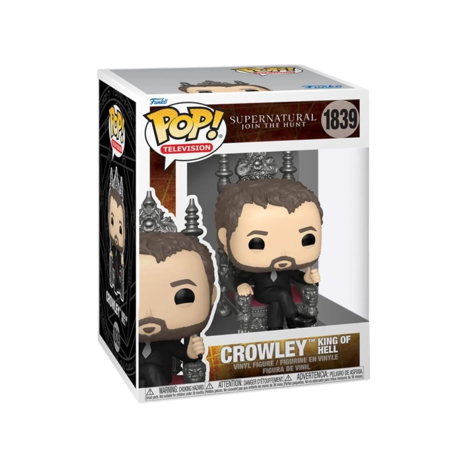 Crowley King of Hell #1839 Premium Funko Pop - Supernatural: Join the Hunt - PREORDER