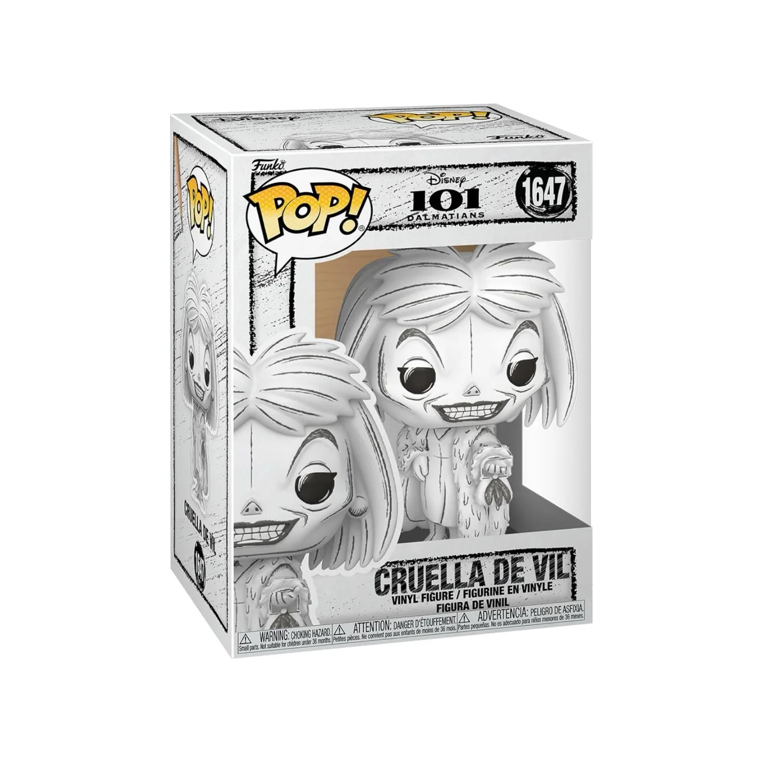 Cruella De Vil Sketch #1647 Funko Pop - 101 Dalmatians