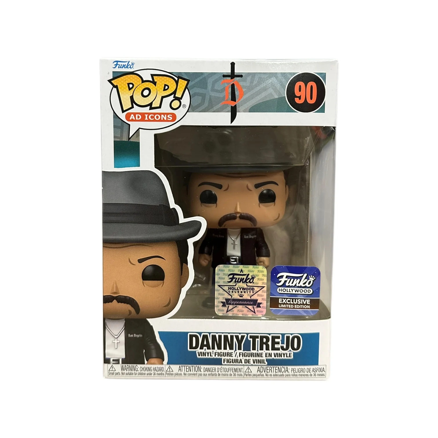 Danny Trejo #90 Funko Pop! - Ad Icons - Funko Hollywood Celebrity Appearance Exclusive