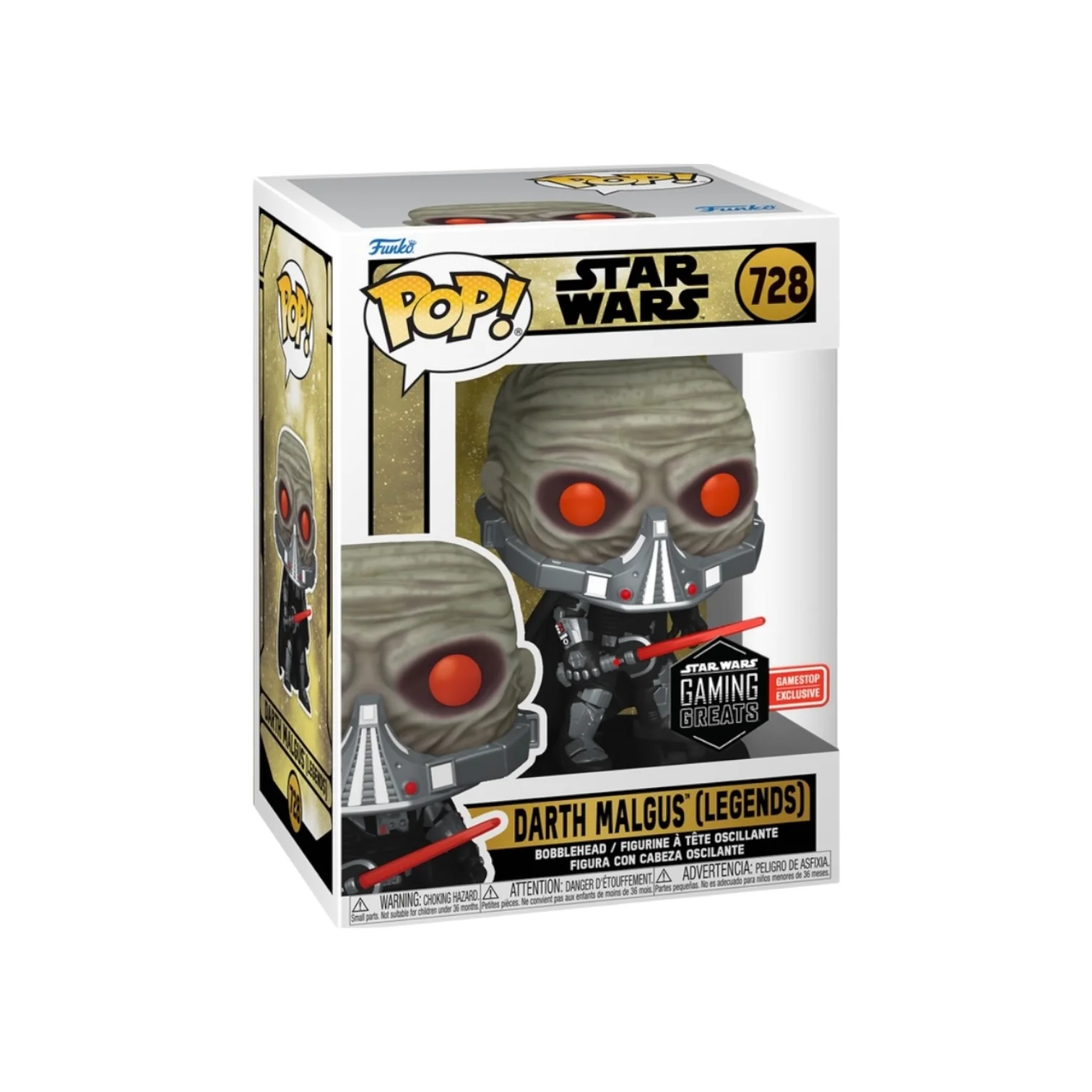 Darth Malgus [Legends] #728 Funko Pop! - Star Wars: Gaming Greats - GameStop Exclusive - Condition 8.5/10
