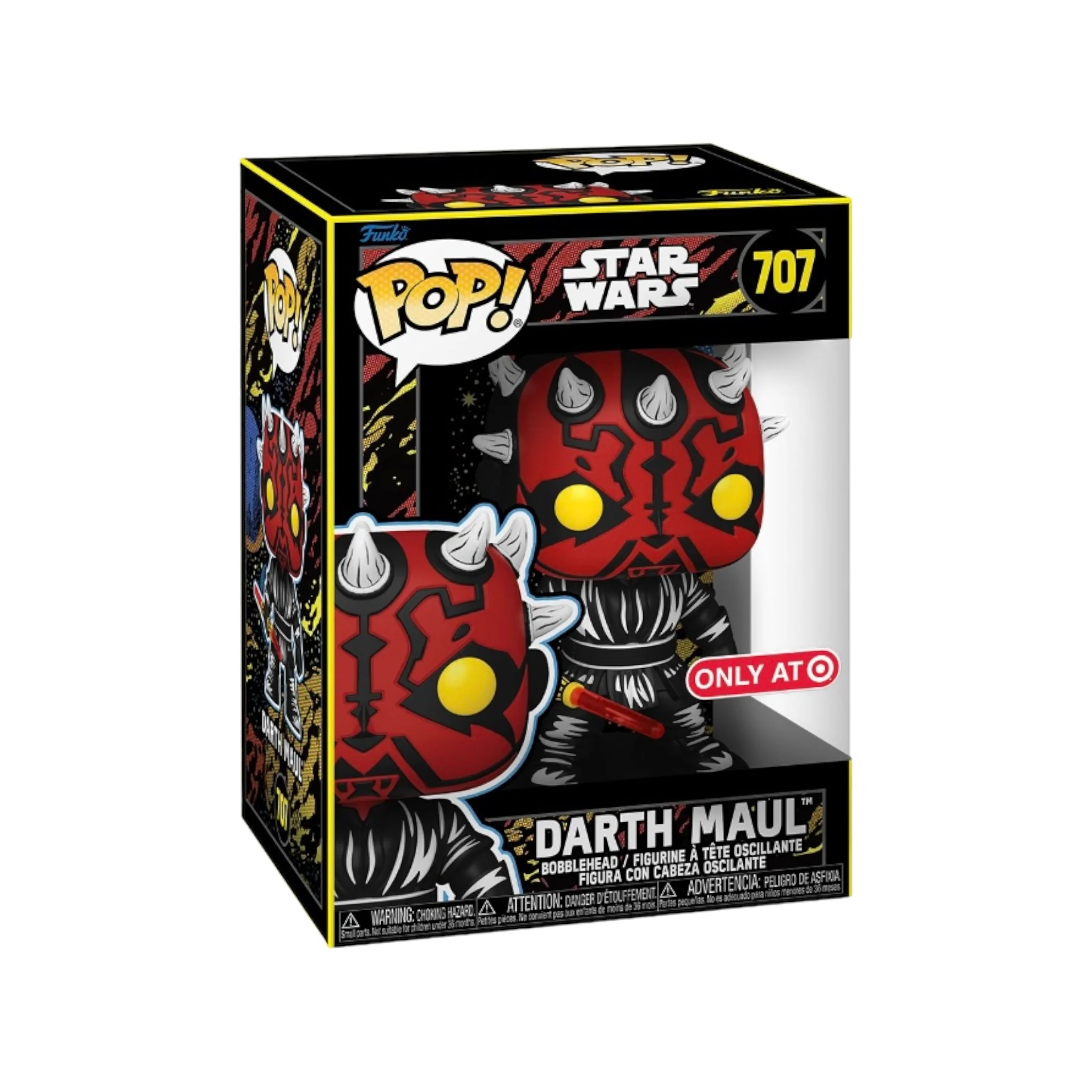 Darth Maul #707 (Retro) Funko Pop! - Star Wars: The Phantom Menace - Target Exclusive