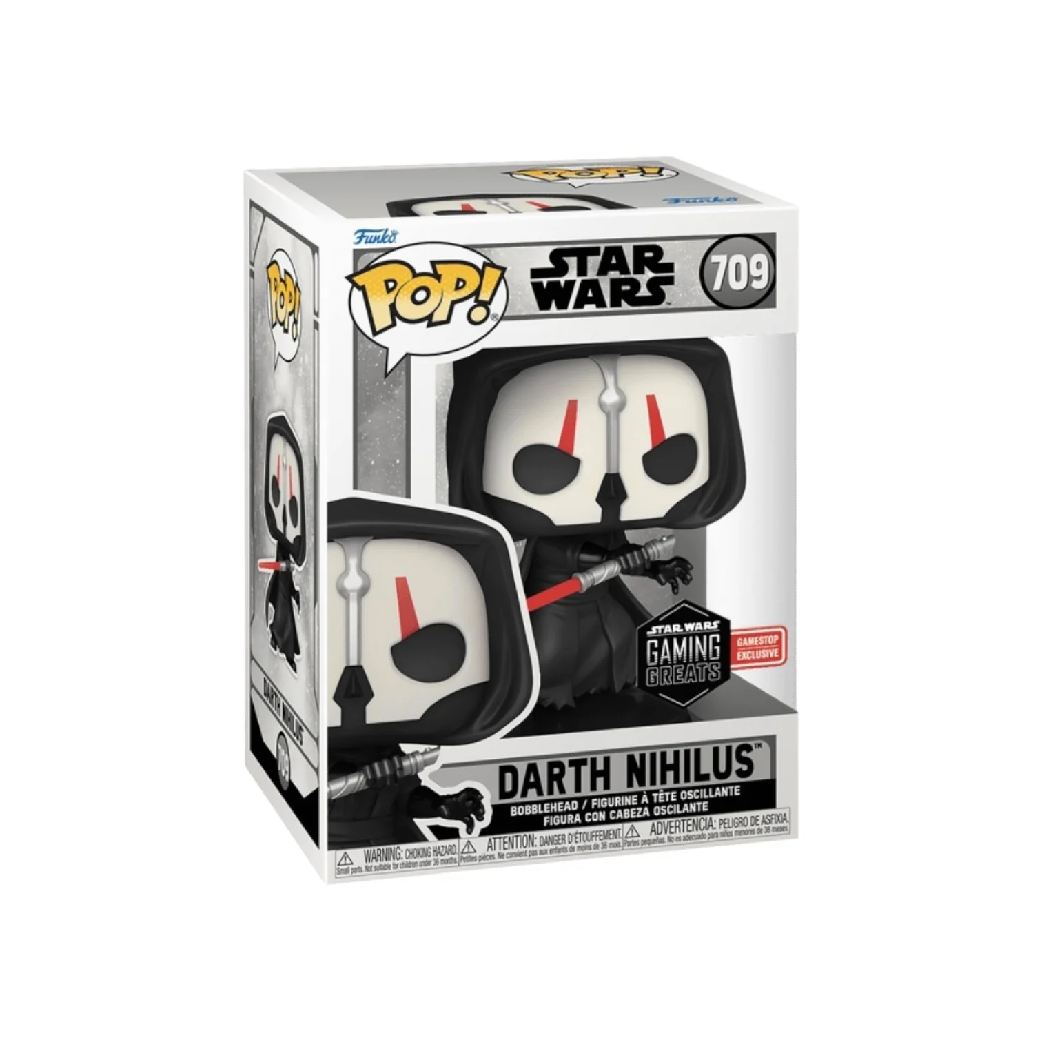 Darth Nihilus #709 Funko Pop! - Star Wars: Gaming Greats - GameStop Exclusive - Condition 8.5/10