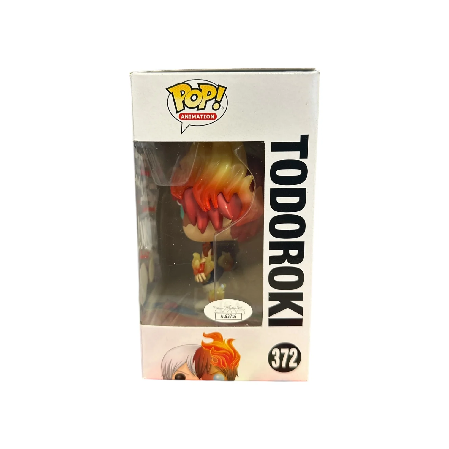 David Matranga Signed Todoroki #372 (Glows in the Dark) Funko Pop! - My Hero Academia - Special Edition - Condition 9/10 - JSA Authenticated - Image 2