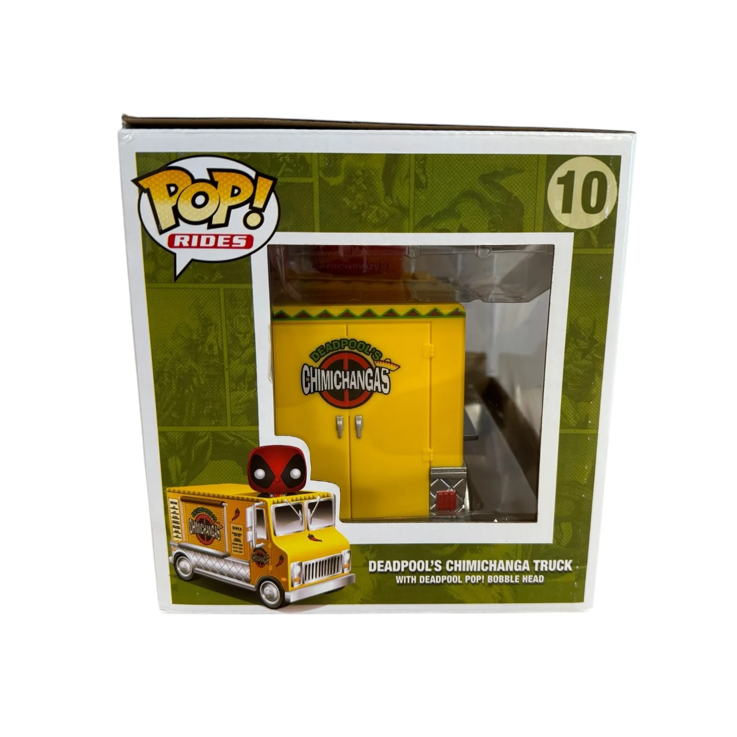 Deadpool's Chimichanga Truck #10 Funko Pop Ride! - Marvel - 2015 Pop! - Condition 7.75/10 - Image 2