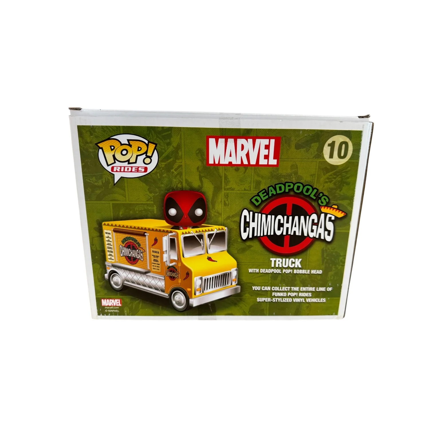 Deadpool's Chimichanga Truck #10 Funko Pop Ride! - Marvel - 2015 Pop! - Condition 7.75/10 - Image 3