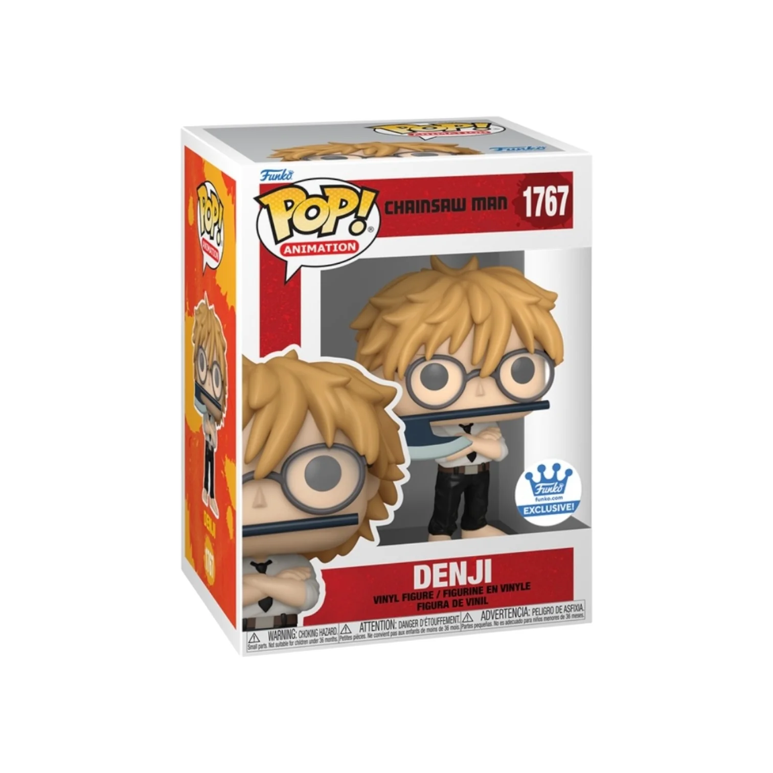 Denji #1767 (Operation: Super-Smart) Funko Pop! - Chainsaw Man - Funko Shop Exclusive