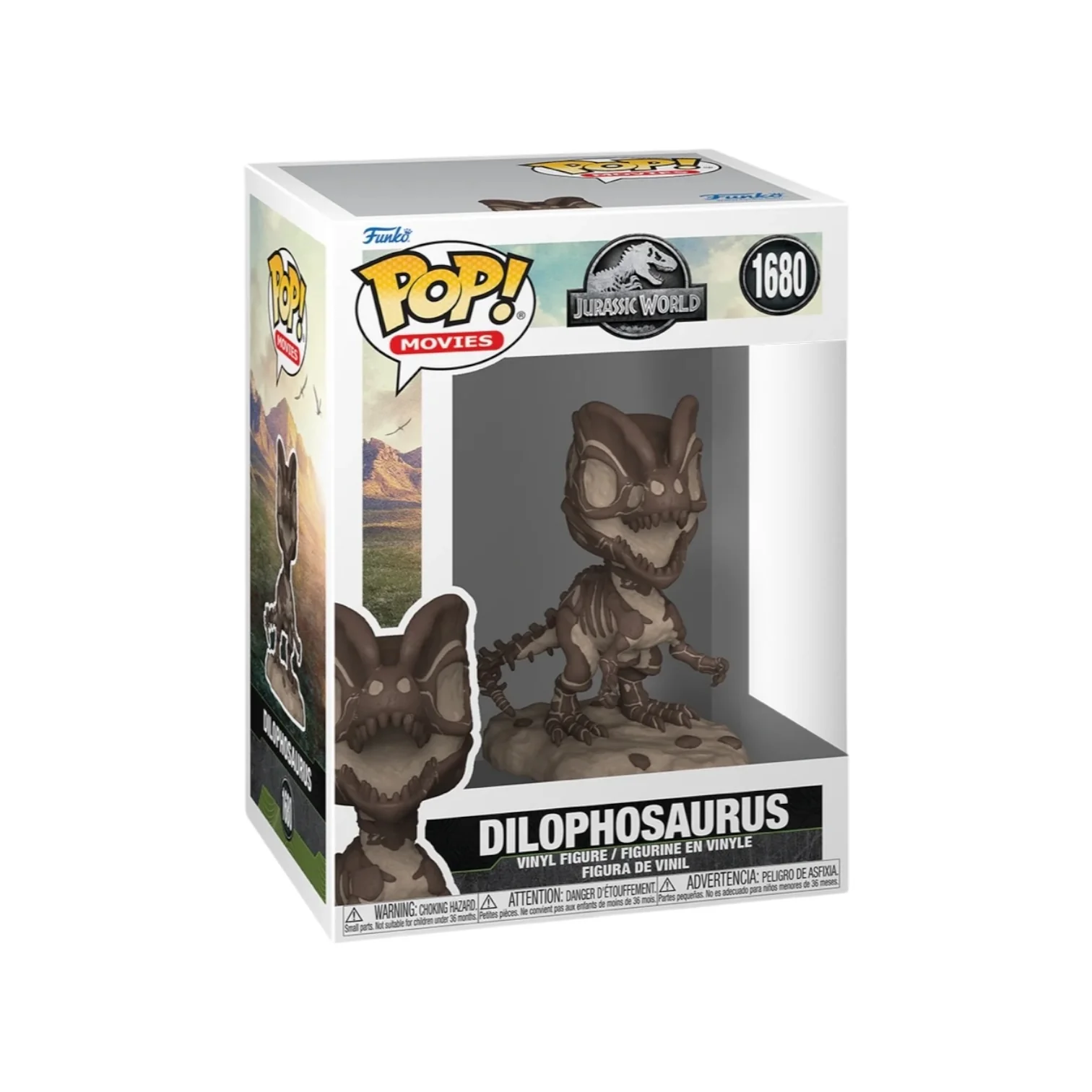 Dilophosaurus (Fossil) #1680 Funko Pop! - Jurassic Park