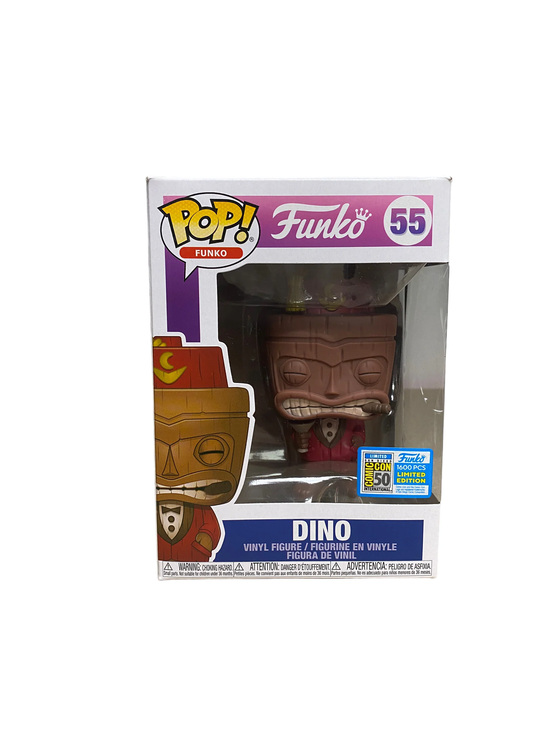Dino #55 Funko Pop! - Spastik Plastik - SDCC 2019 Official Convention Exclusive LE1600 Pcs - Condition 8.5/10 - Image 2