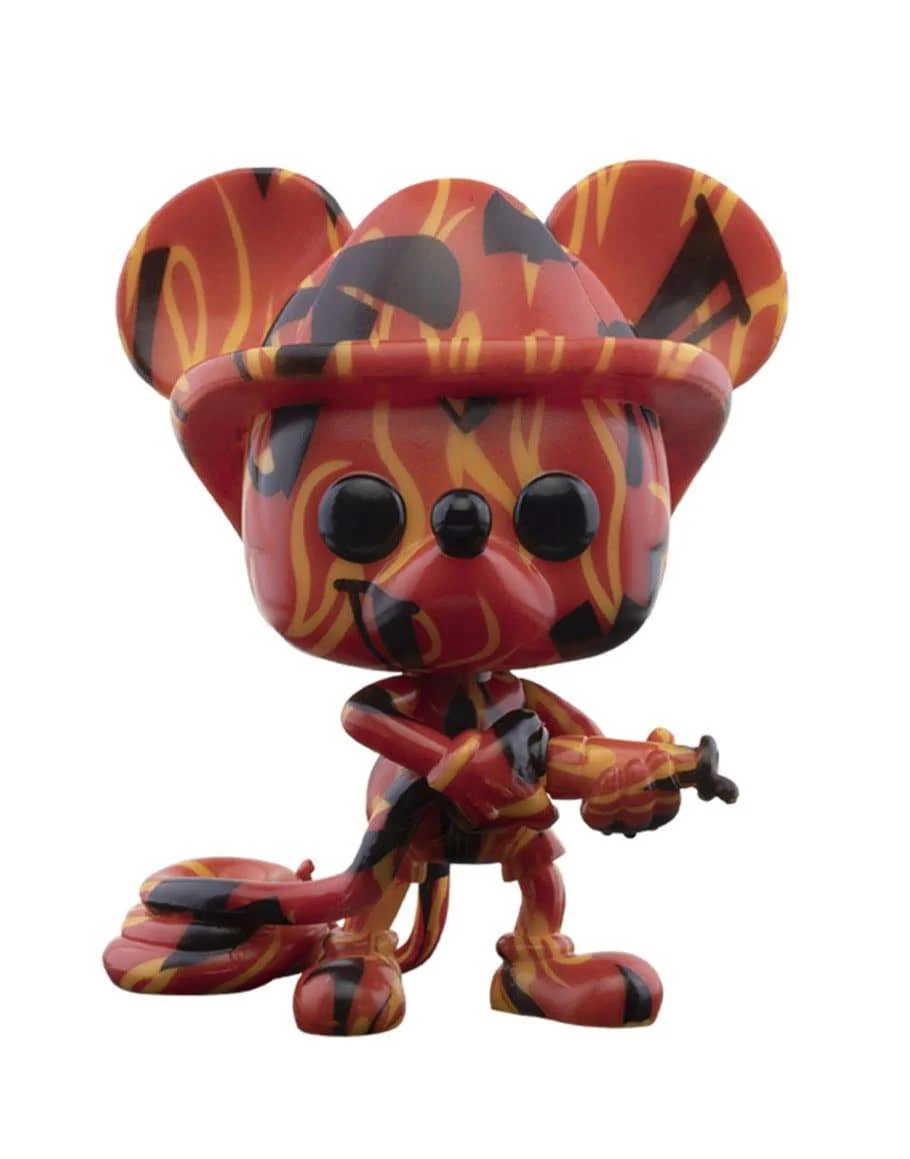 Firefighter Mickey (Art Series) #19 Funko Pop! Disney, Walmart Exclusive - Image 2