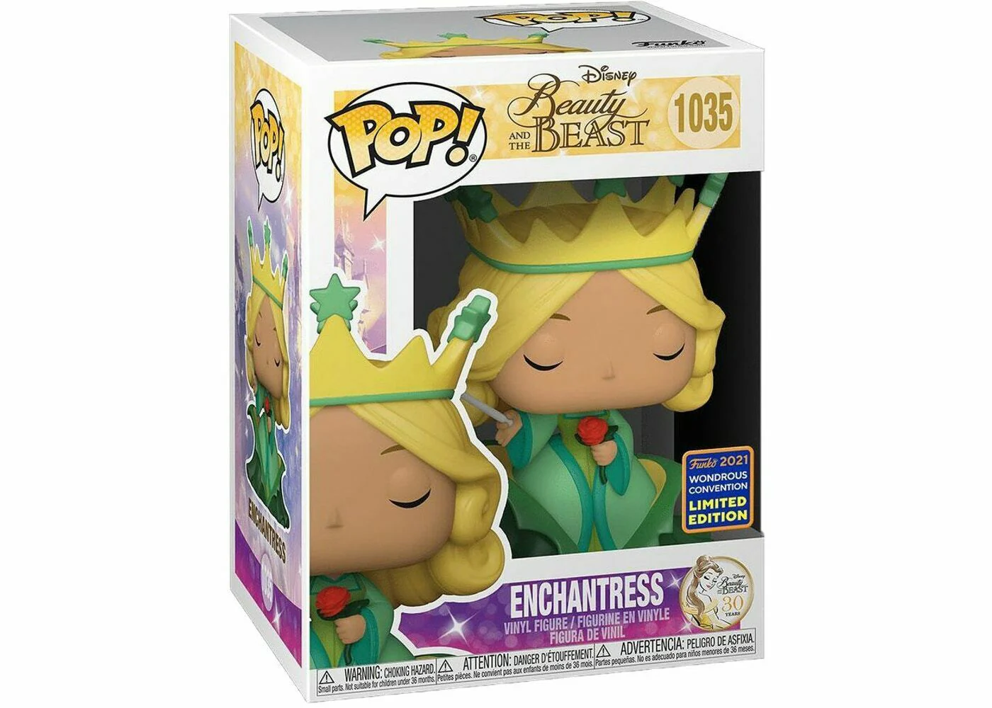 Enchantress #1035 Funko Pop! Beauty & The Beast - 2021 Wondercon Limited Edition
