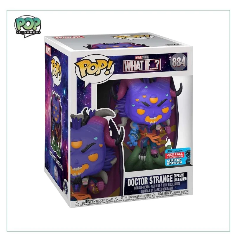 Doctor Strange Supreme Unleashed #884 Deluxe Funko Pop! - What If…? - NYCC 2021 Shared Exclusive