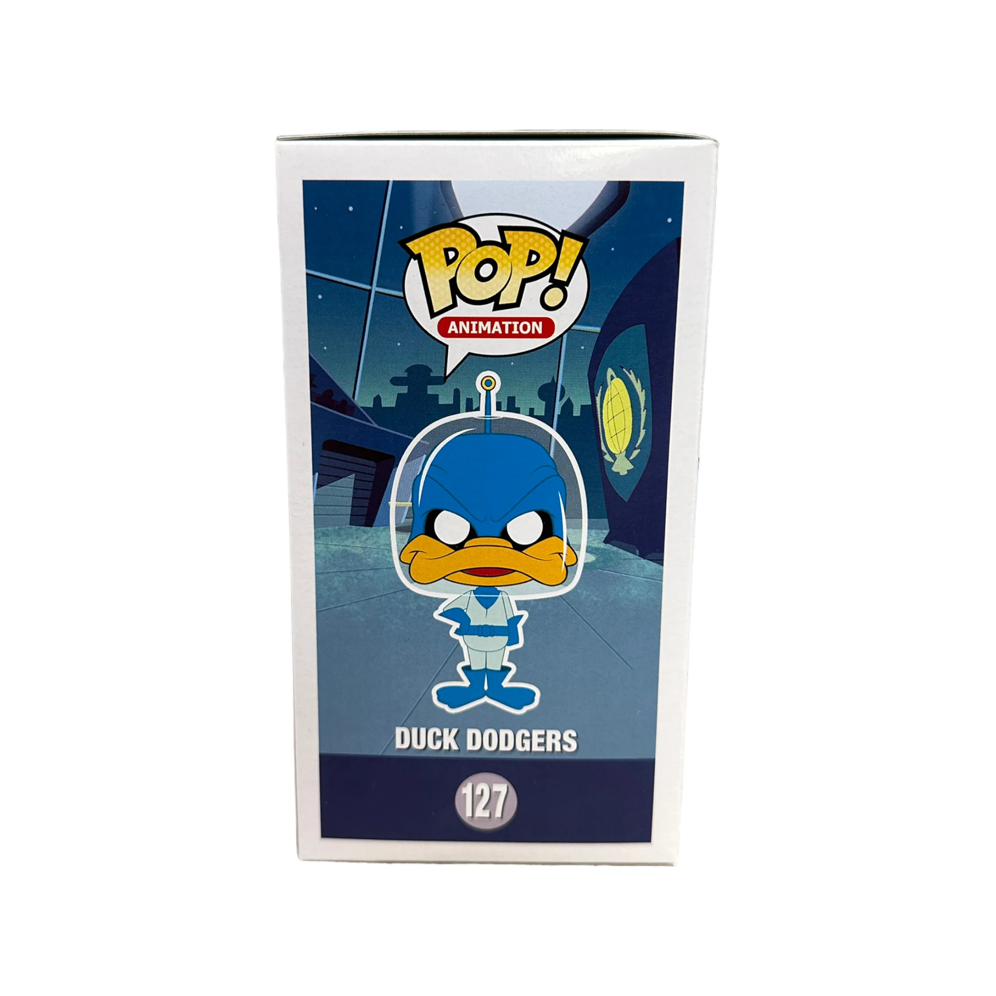 Duck Dodgers #127 (White Glow) Funko Pop! - Duck Dodgers - SDCC 2016 Shared Exclusive - Condition 8/10 - Image 4
