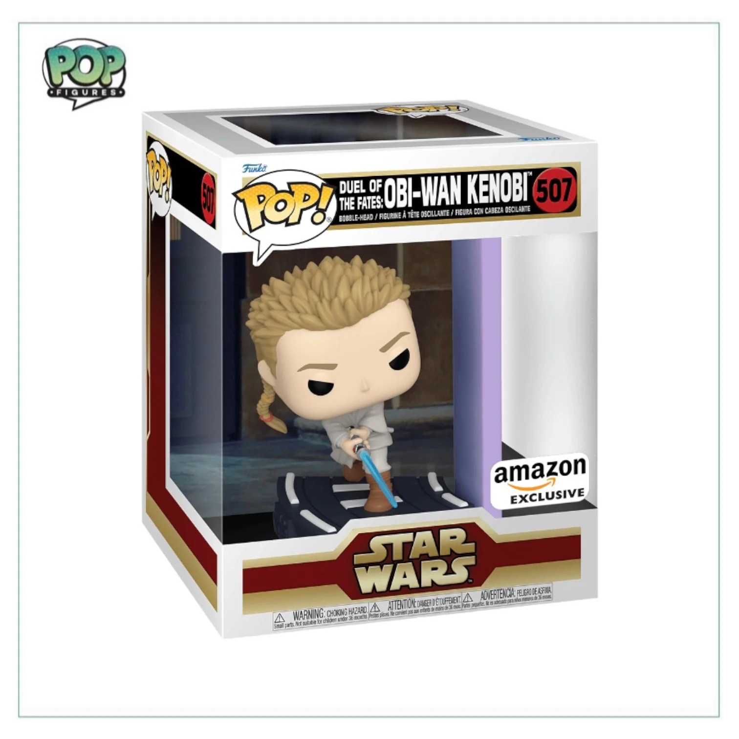 Duel of The Fates: Obi-Wan Kenobi #507 Deluxe Funko Pop! - Star Wars - Amazon Exclusive
