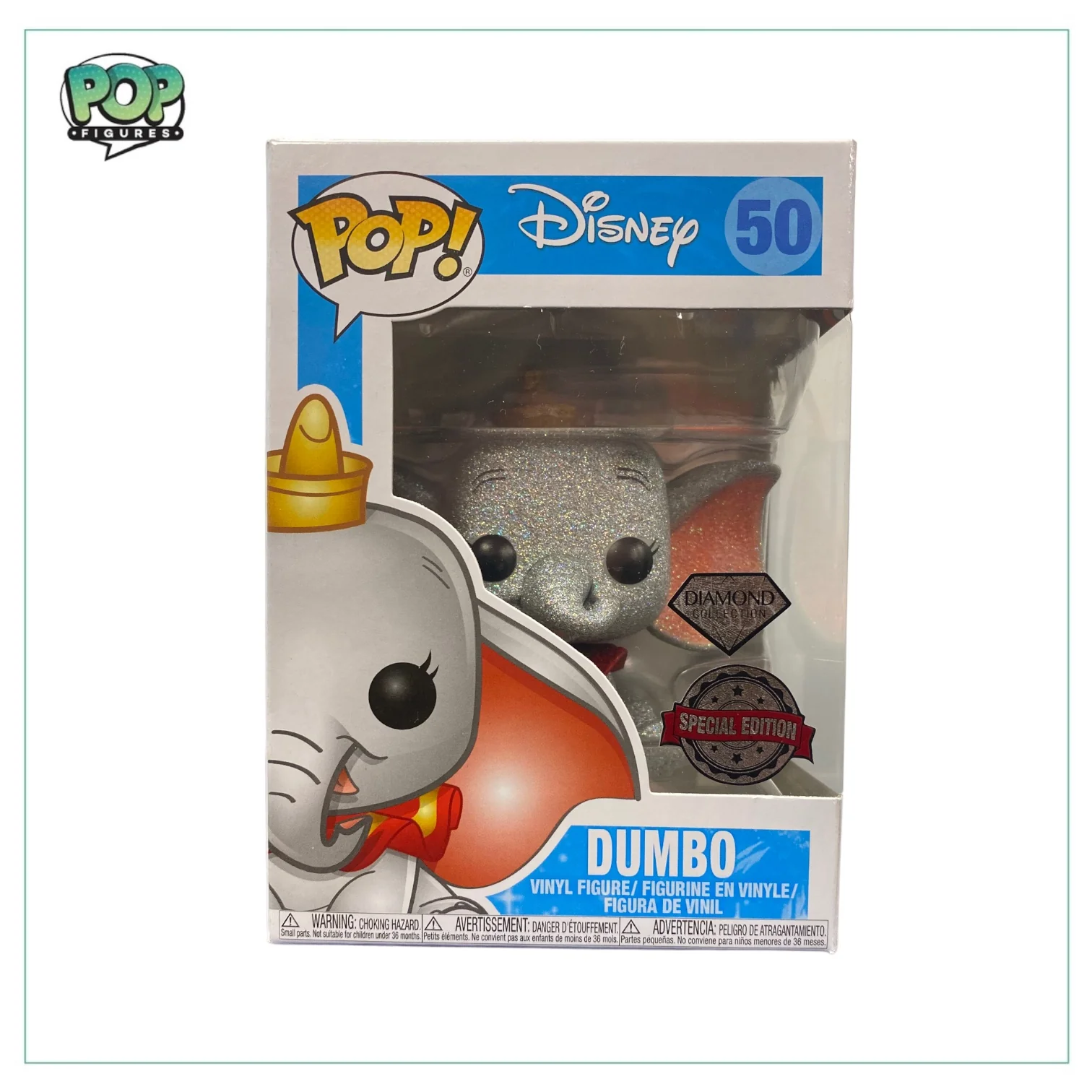 Dumbo #50 Funko Pop!  - Disney - Diamond - Special Edition