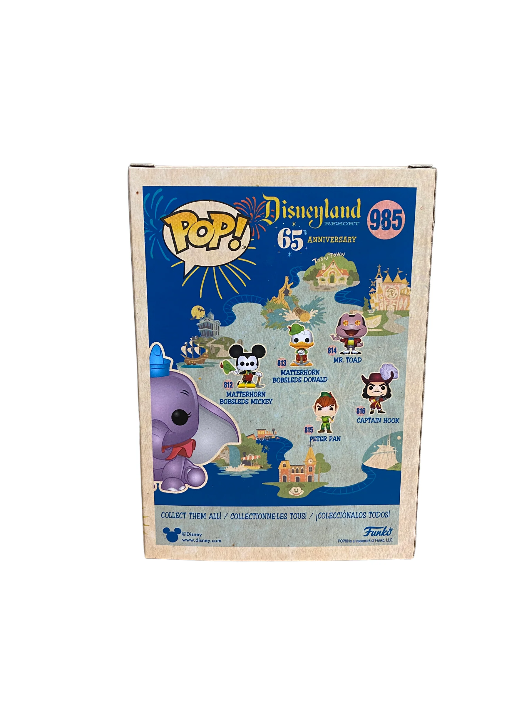 Dumbo #985 (Anniversary) Funko Pop! - Disneyland Resort 65th Anniversary - Funko Shop Exclusive - Condition 9/10 - Image 4