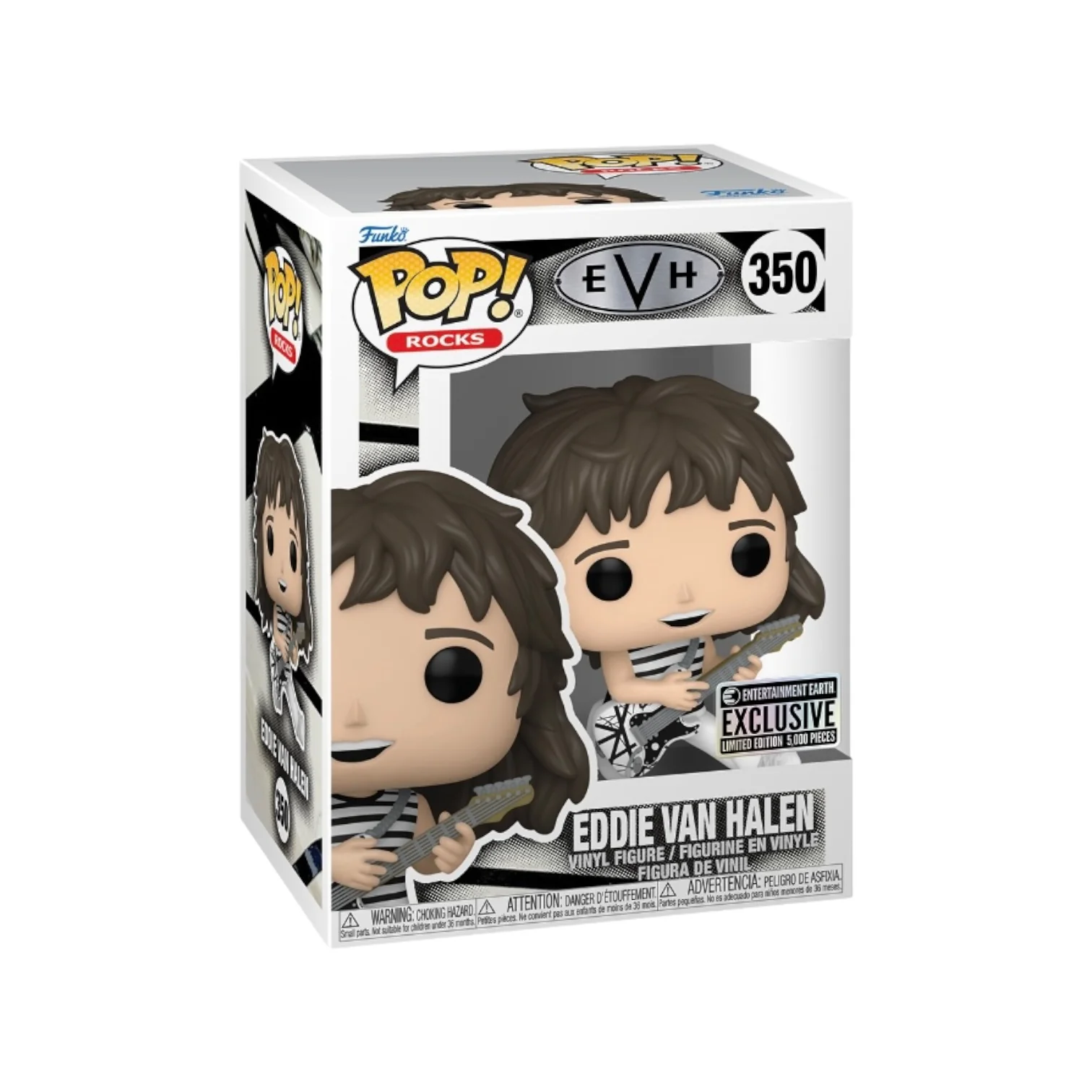 Eddie Van Halen #350 Funko Pop! - Rocks - Entertainment Earth Exclusive LE5000 Pcs