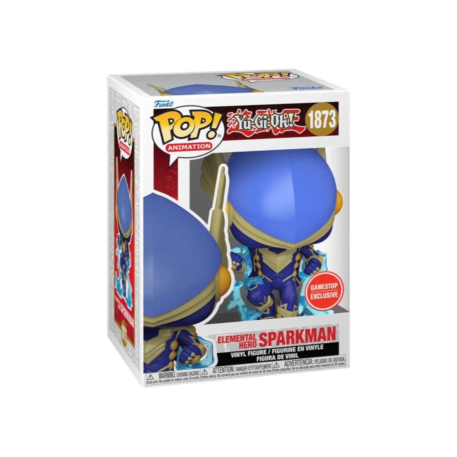 Elemental Hero Sparkman #1873 Funko Pop! - Yu-Gi-Oh! - GameStop Exclusive