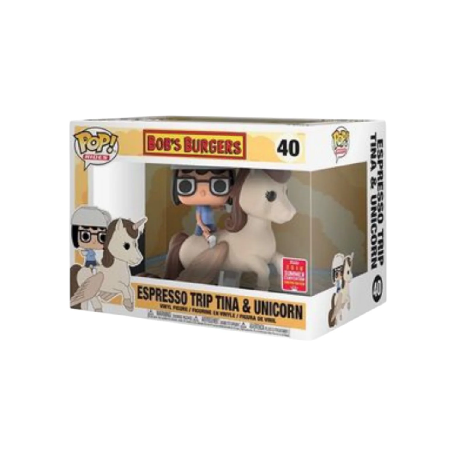 Espresso Trip Tina & Unicorn #40 Funko Pop! Ride - Bob's Burgers - SDCC 2018 Shared Exclusive