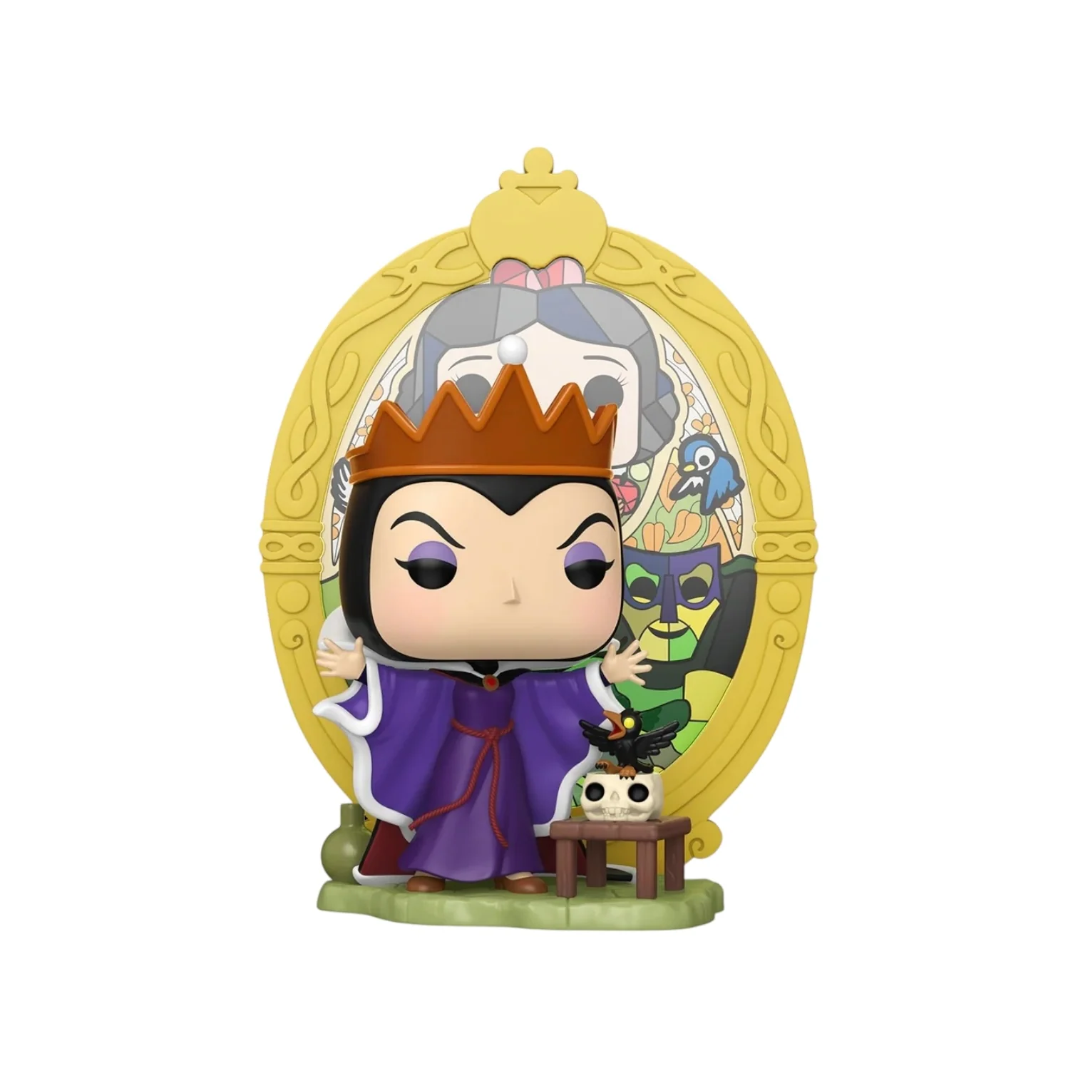Evil Queen (Stained Glass) #1609 Deluxe Funko Pop - Snow White and The Seven Dwarfs - Image 2