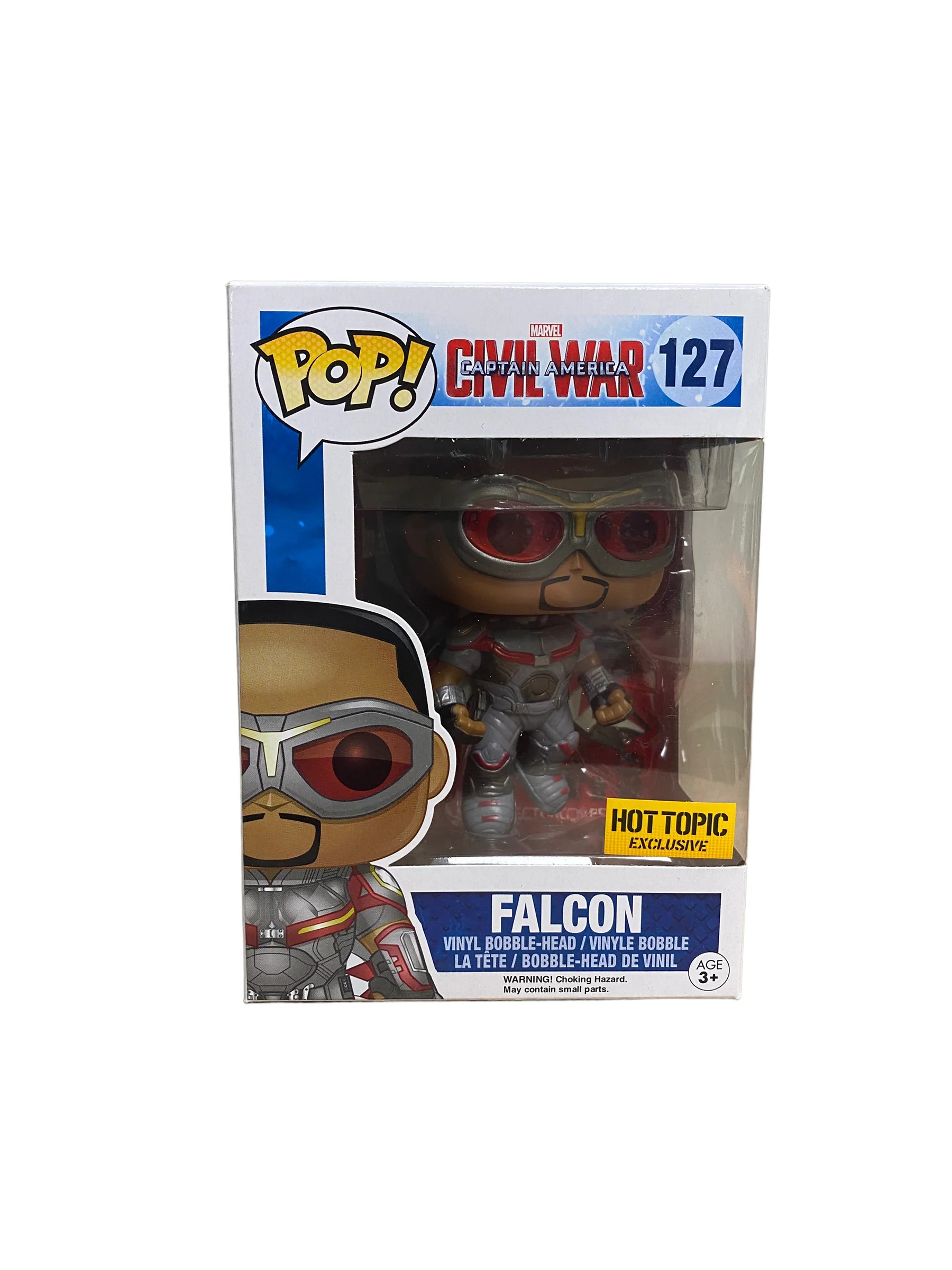 Falcon #127 Funko Pop! - Captain America Civil War - Hot Topic Exclusive - Condition 9/10 - Image 2