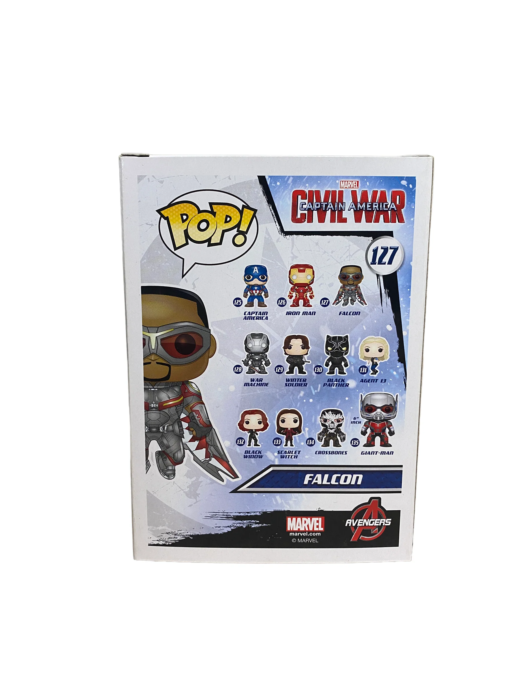 Falcon #127 Funko Pop! - Captain America Civil War - Hot Topic Exclusive - Condition 9/10 - Image 4