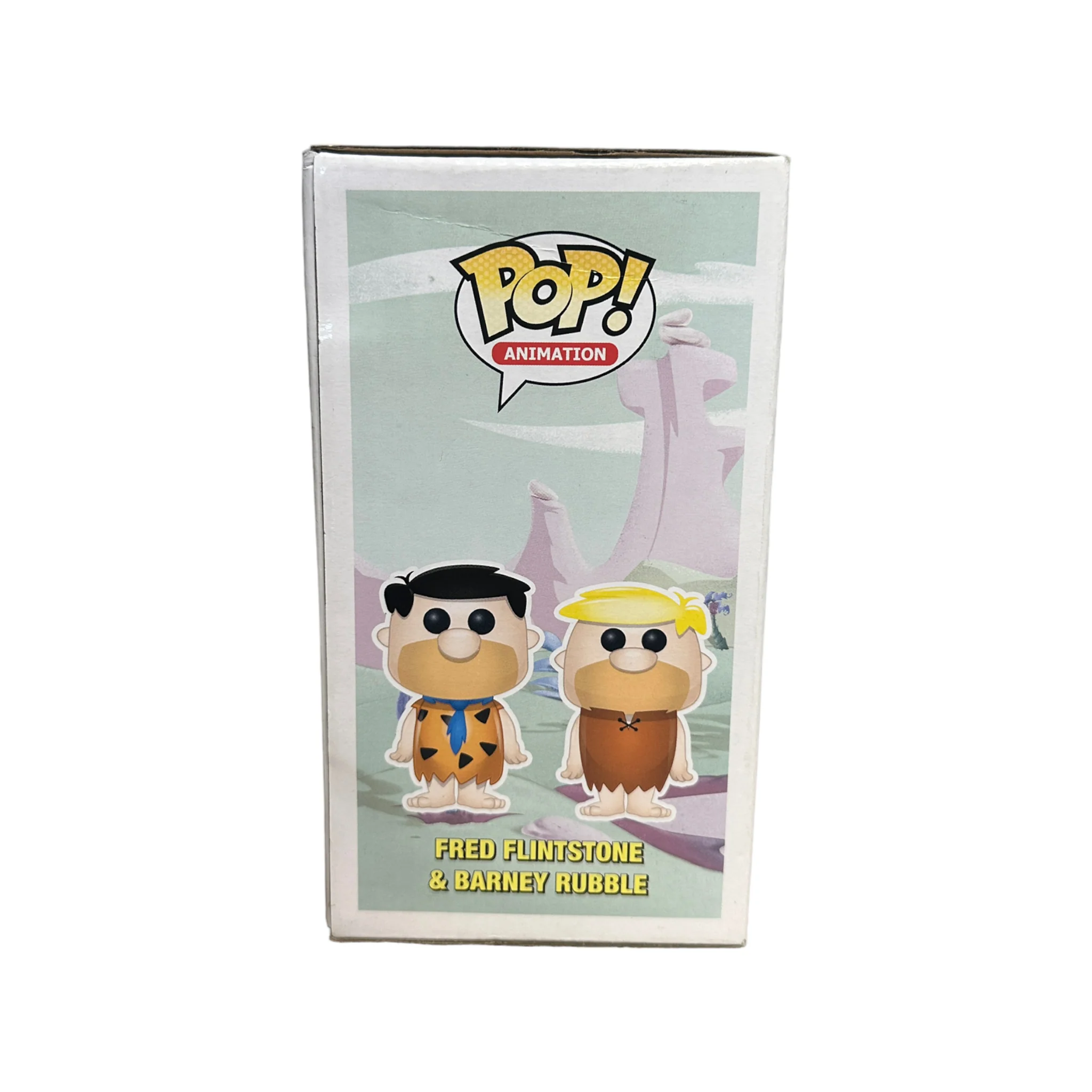 Fred & Barney (Red Hair) 2 Pack Funko Pop! - The Flintstones - SDCC 2014 Exclusive LE480 Pcs - Condition 7/10 - Image 4