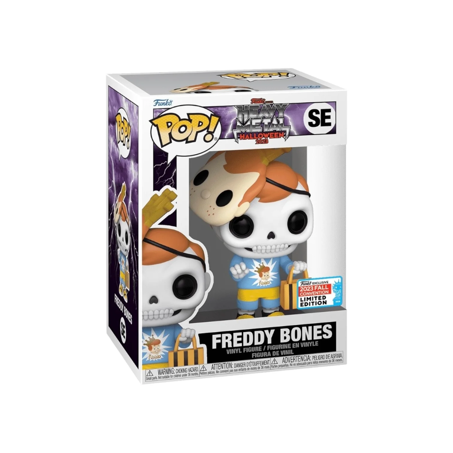 Freddy Bones Funko Pop! - Heavy Metal Halloween 2023 - NYCC 2023 Shared Exclusive