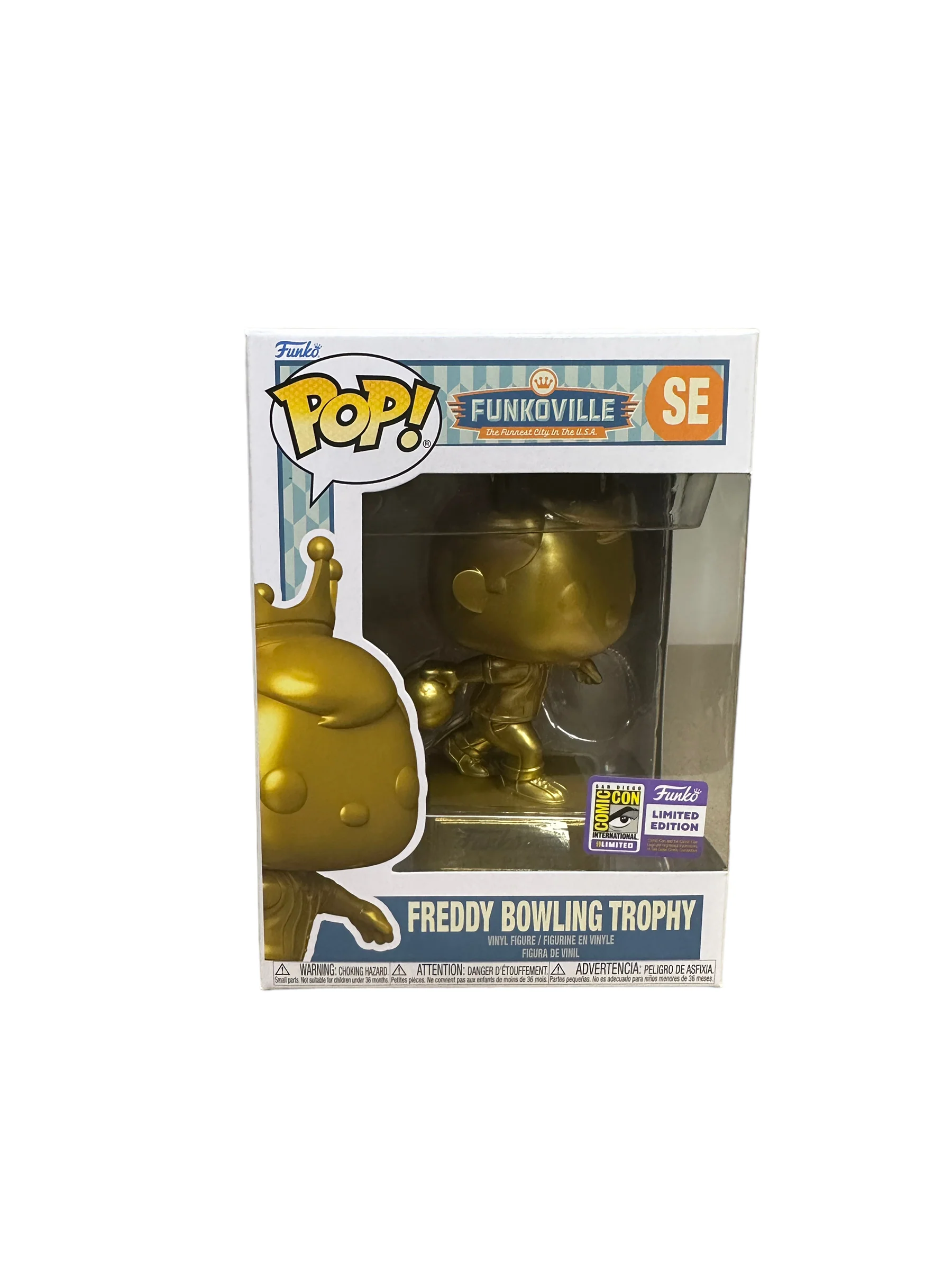 Freddy Bowling Trophy Funko Pop! - Funkoville - SDCC 2023 Official Convention Exclusive - Condition 8.5/10 - Image 2