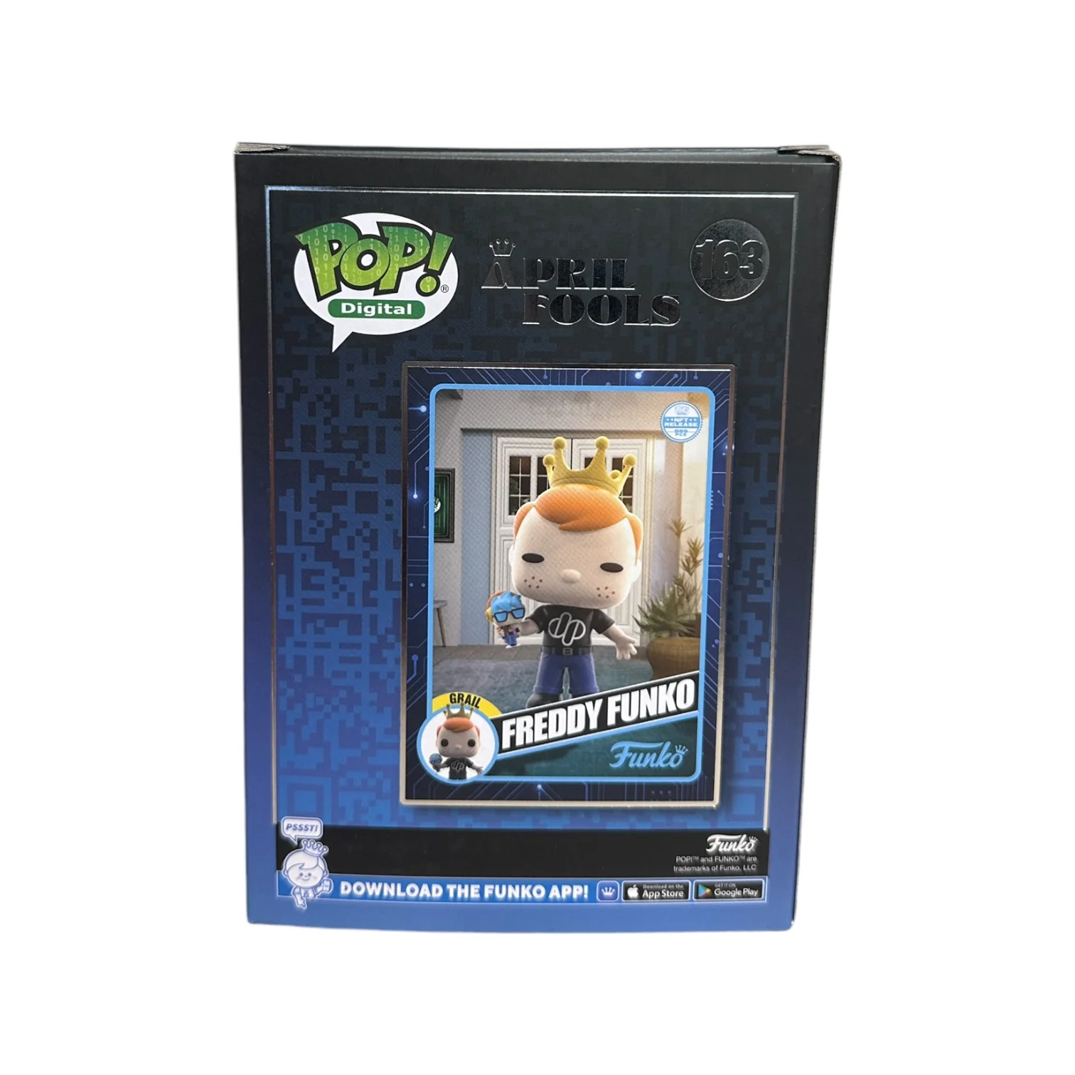 Freddy Funko #163 (w/ Max) Funko Pop! - April Fools - NFT Release Exclusive LE999 Pcs - Condition 9/10 - Image 3
