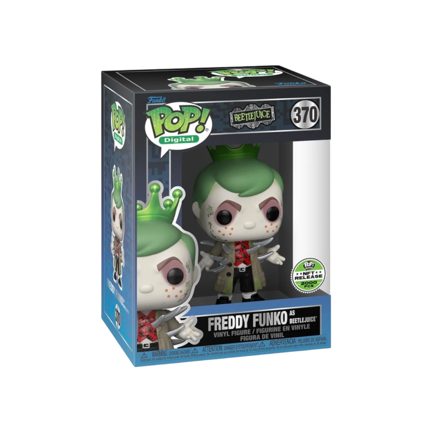 Freddy Funko as Beetlejuice #370 Funko Pop! - Beetlejuice - NFT Release Exclusive LE2000 Pcs