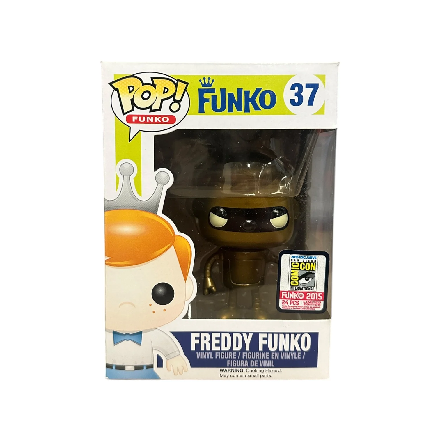 Freddy Funko as Bender #37 (Gold) Funko Pop! - SDCC 2015 Exclusive LE24 Pcs - Condition 8/10