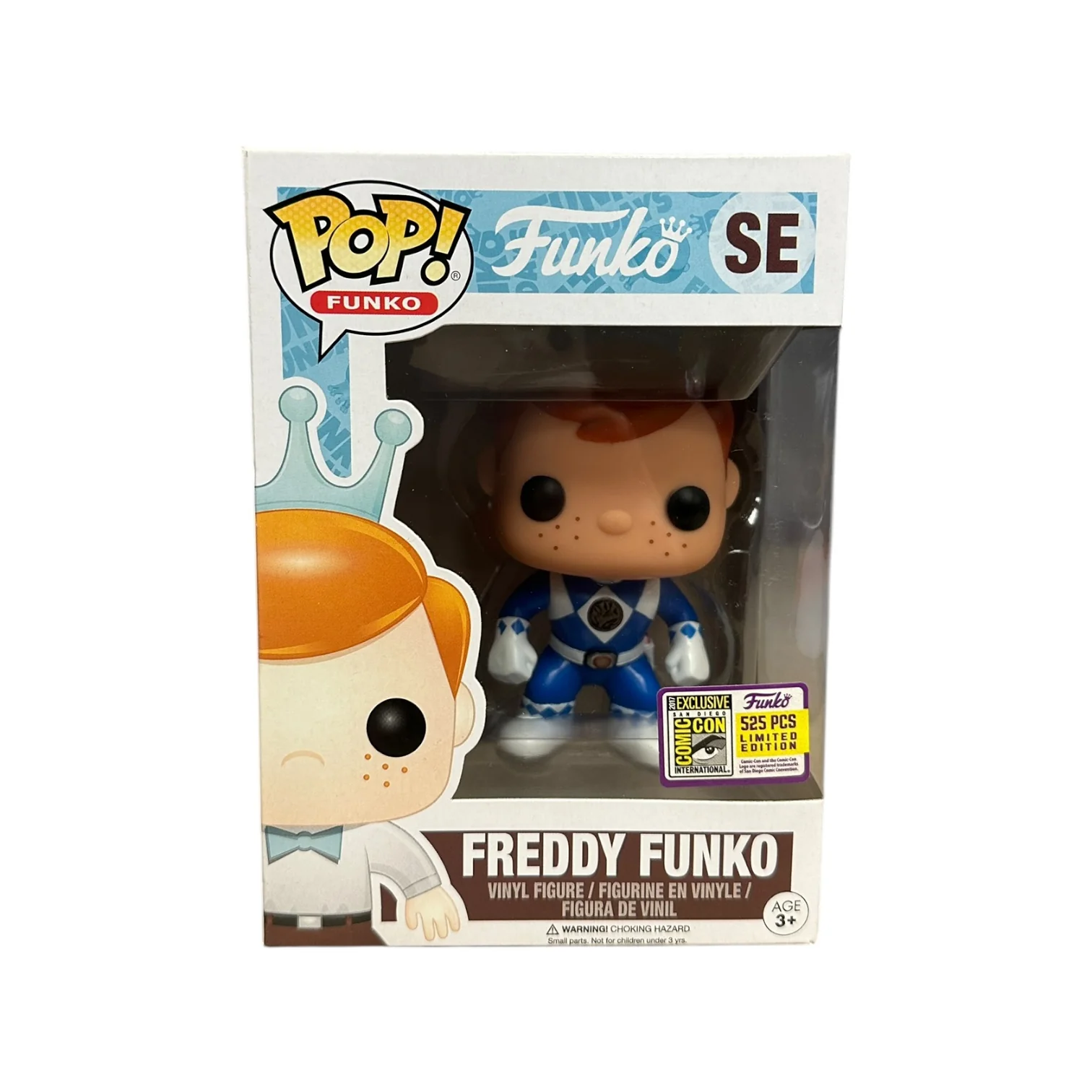 Freddy Funko as Blue Ranger Funko Pop! - Power Rangers - SDCC 2017 Exclusive LE525 Pcs - Condition 8.5/10