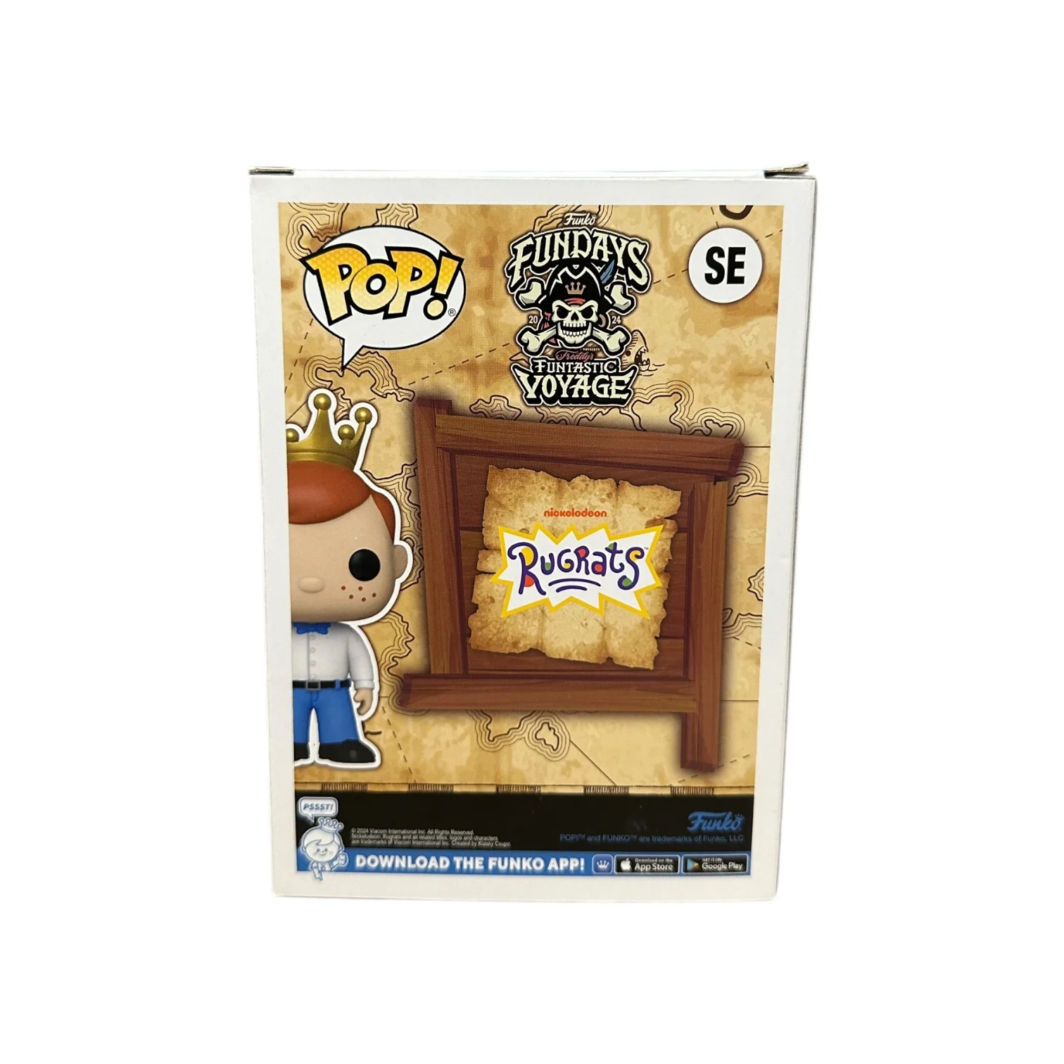 Freddy Funko as Chuckie (w/ Purple Reptar) Funko Pop! - Rugrats - Freddy's Funtastic Voyage 2024 Show Edition LE100 Pcs - Condition 9/10 - Image 3
