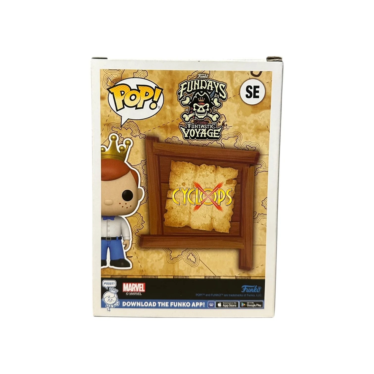 Freddy Funko as Cyclops Funko Pop! - Marvel - Freddy's Funtastic Voyage 2024 Show Edition LE900 Pcs - Condition 8/10 - Image 3