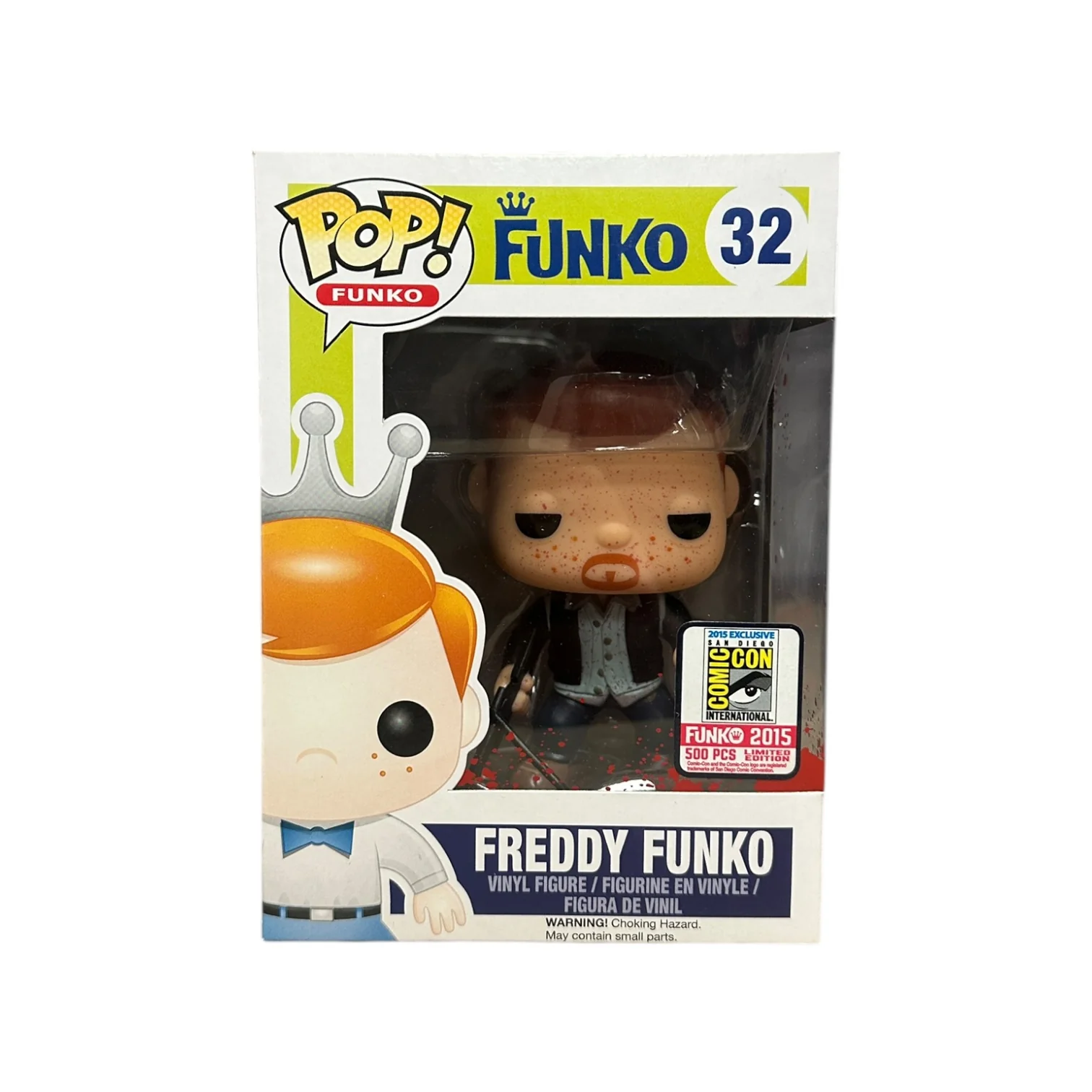 Freddy Funko as Daryl Dixon #32 (Bloody) Funko Pop! - SDCC 2015 Exclusive LE500 Pcs - Condition 7/10