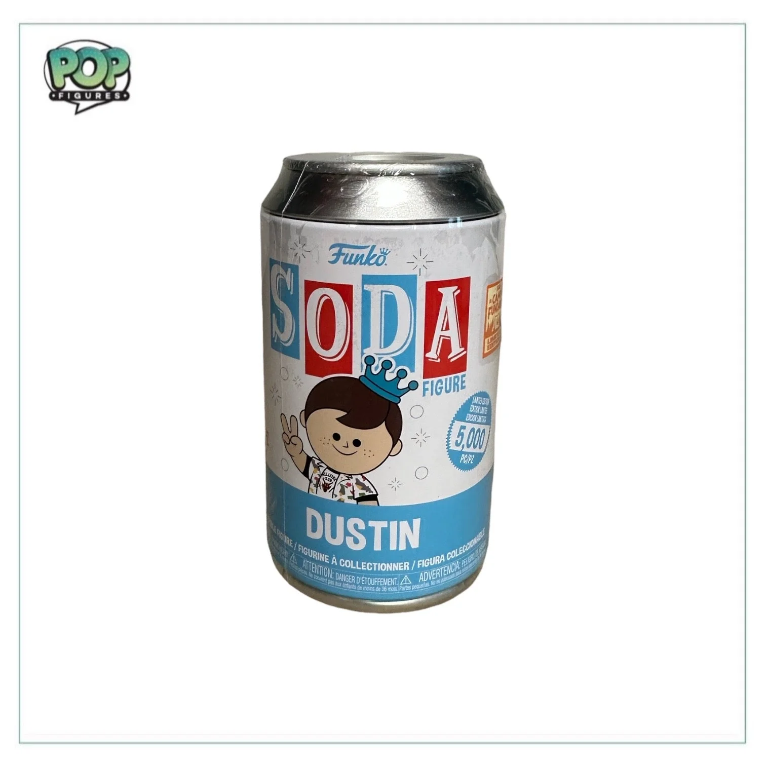 Freddy Funko as Dustin Funko Soda Vinyl Figure! - Stranger Things - Camp Fundays 2023 Exclusive LE5000 Pcs - Sealed