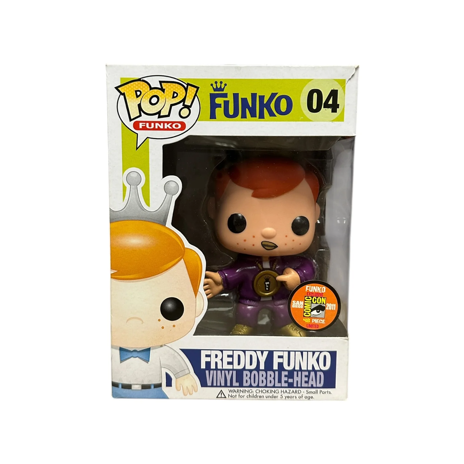 Freddy Funko as Flavor Flav #04 Funko Pop! - SDCC 2011 Exclusive LE48 Pcs - Condition 7/10