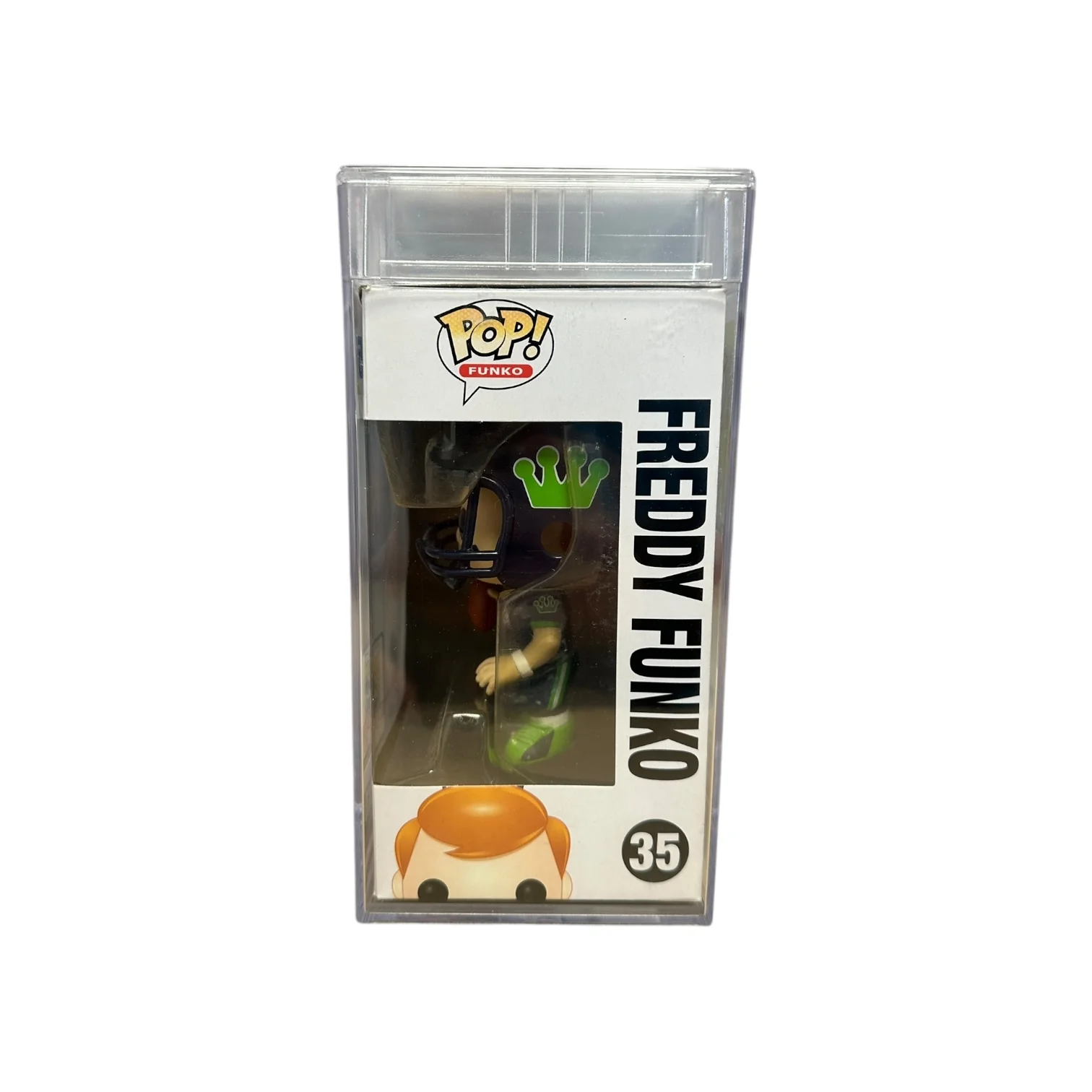 Freddy Funko as Football (Blue) #35 Funko Pop! - SDCC 2015 Exclusive LE24 Pcs - PSA 7.5/10 - Image 2
