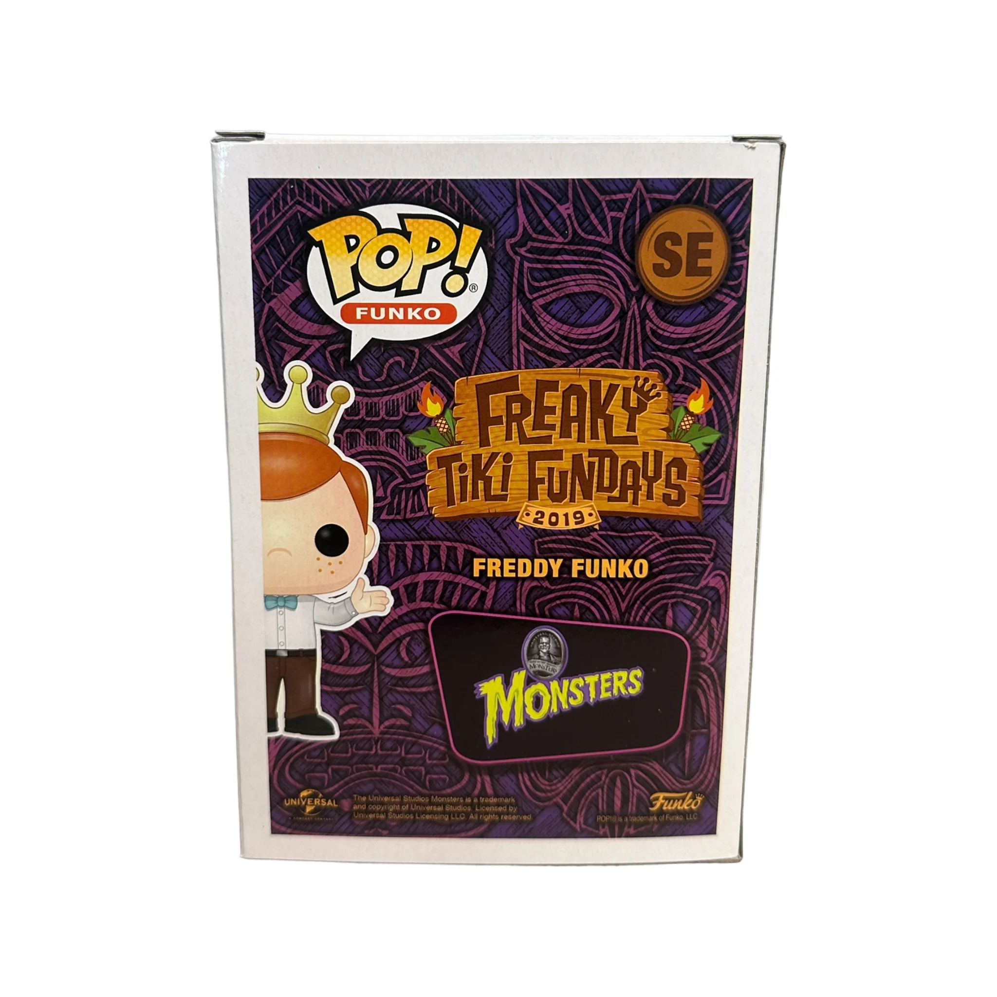 Freddy Funko as Frankenstein (Error Glow Head) Funko Pop! - Universal Monsters - SDCC 2019 Exclusive LE350 Pcs - Condition 8/10 - Image 3