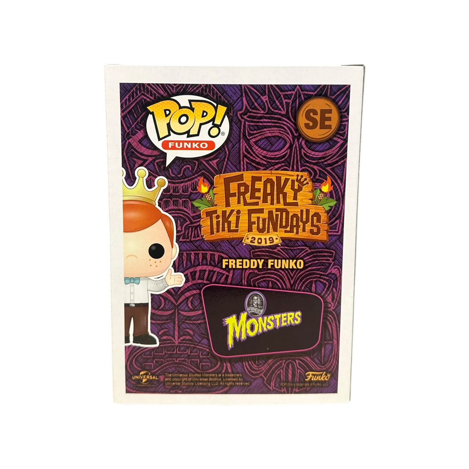 Freddy Funko as Frankenstein (Glows in the Dark) Funko Pop! - Universal Monsters - SDCC 2019 Exclusive LE24 Pcs - Condition 8.75/10 - Image 3