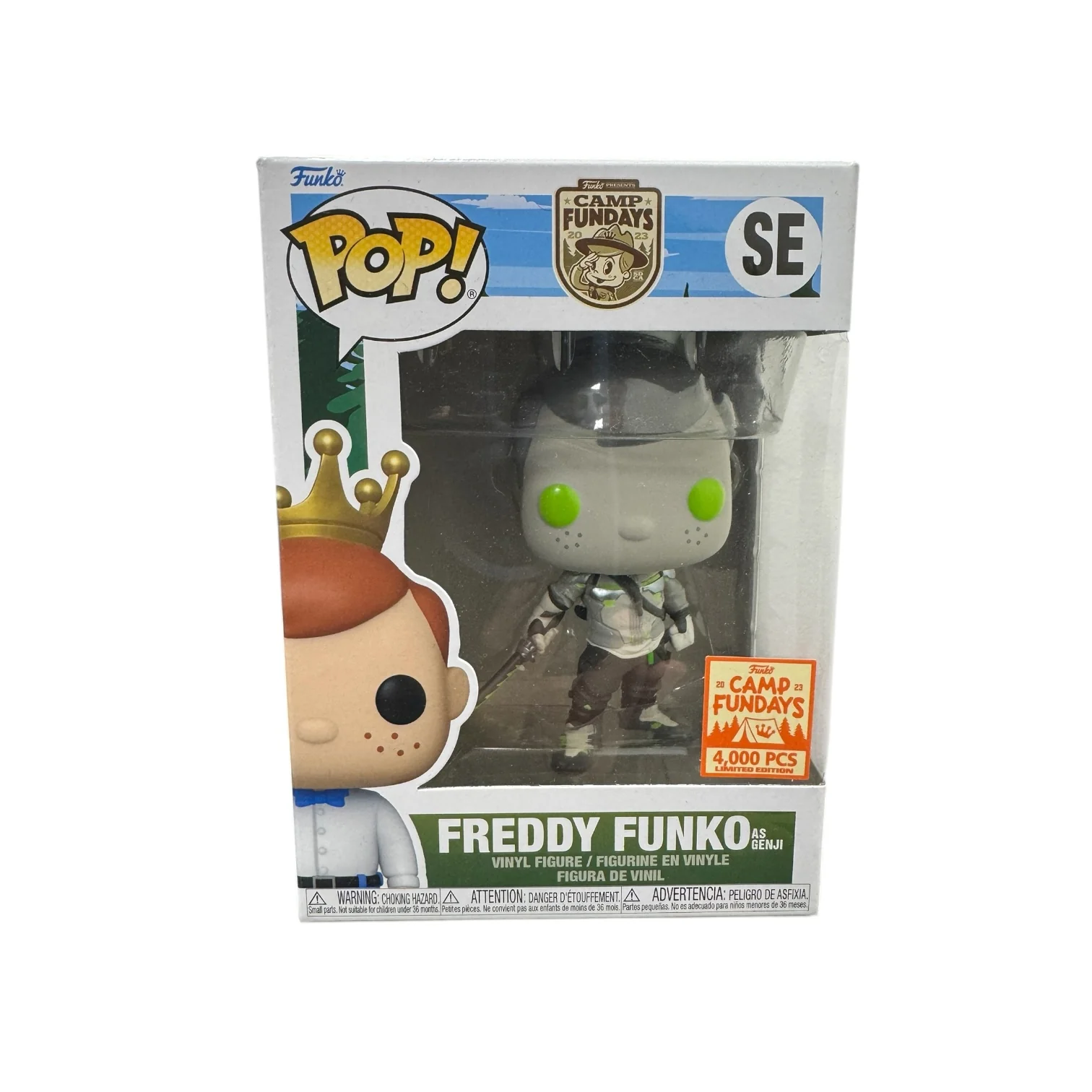 Freddy Funko as Genji Funko Pop! - Overwatch 2 - Camp Fundays 2023 Online Exclusive LE4000 Pcs